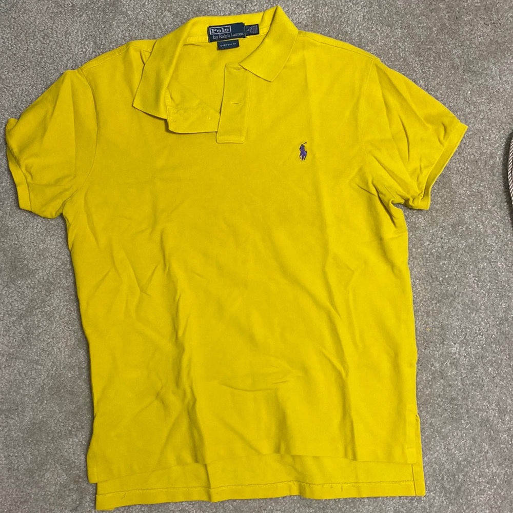 Gently worn Yellow Mens Polo